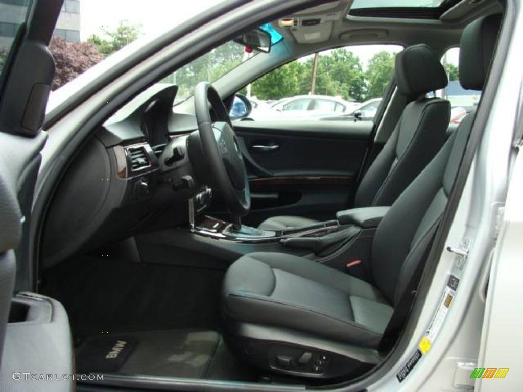 2007 3 Series 328i Sedan - Titanium Silver Metallic / Black photo #10