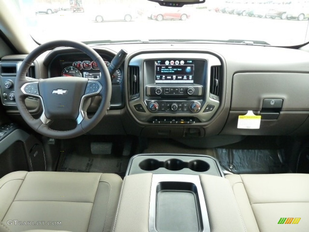 2018 Silverado 1500 LTZ Crew Cab 4x4 - Centennial Blue Metallic / Cocoa Dune photo #4