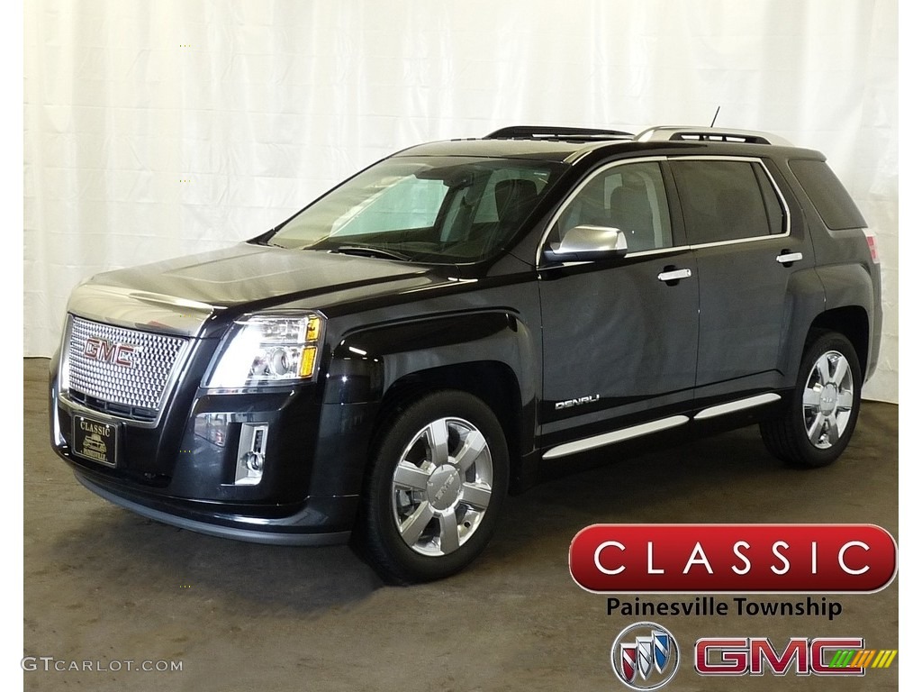 2013 Terrain Denali - Carbon Black Metallic / Jet Black photo #1