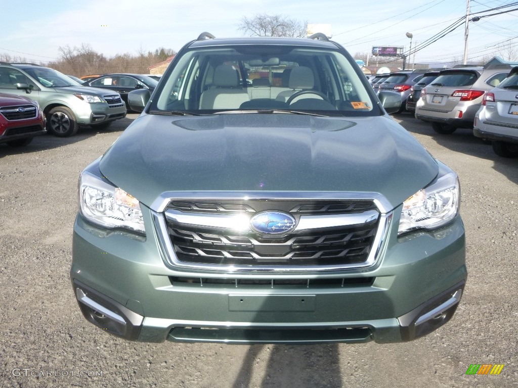 2018 Forester 2.5i Premium - Jasmine Green Metallic / Platinum photo #9