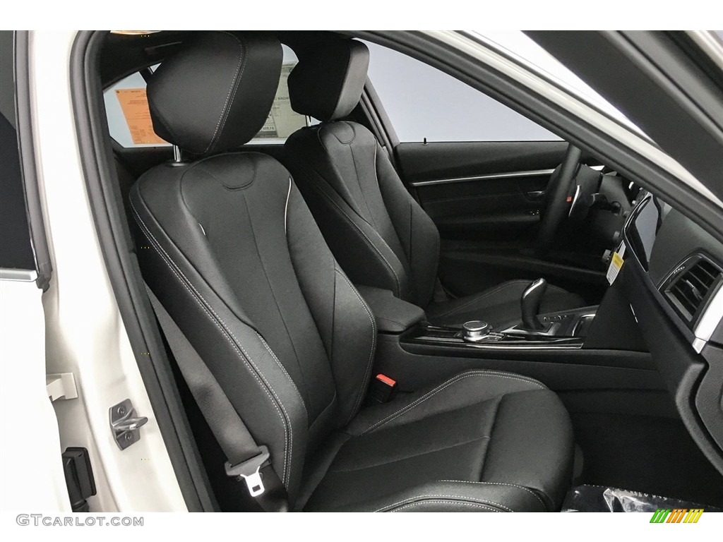 2018 3 Series 330i Sedan - Alpine White / Black photo #2