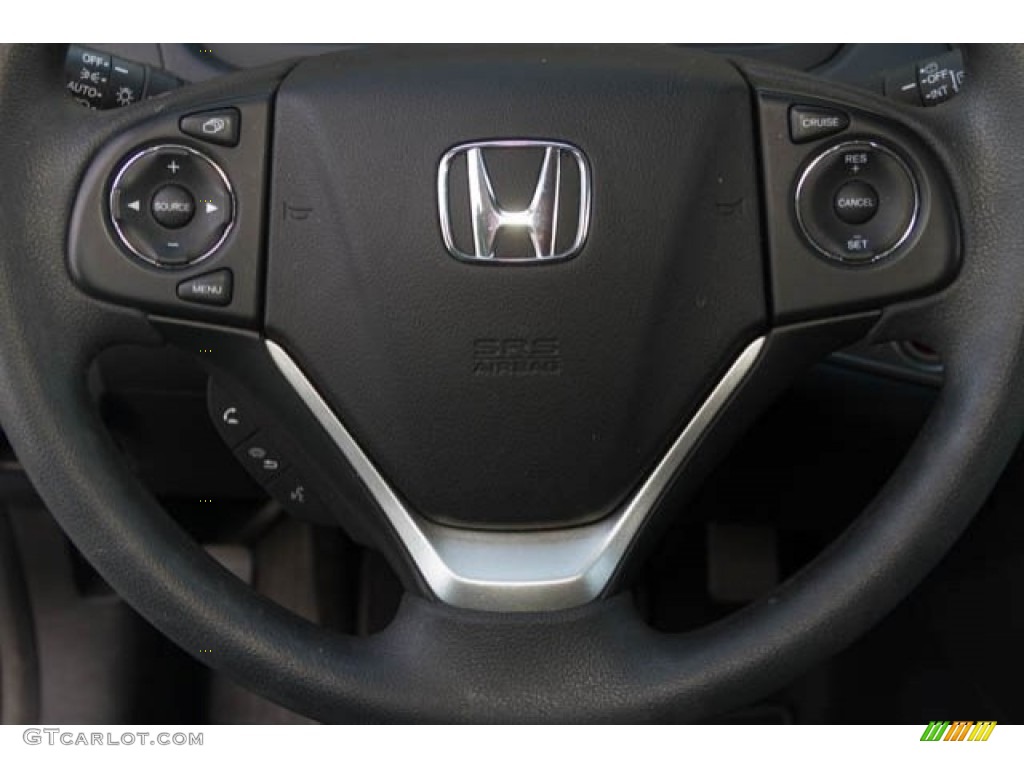 2015 CR-V EX - Obsidian Blue Pearl / Gray photo #12