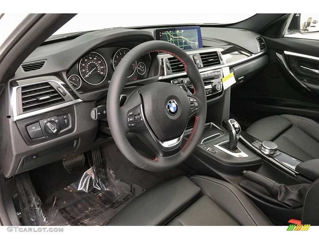 2018 3 Series 330i Sedan - Alpine White / Black photo #6
