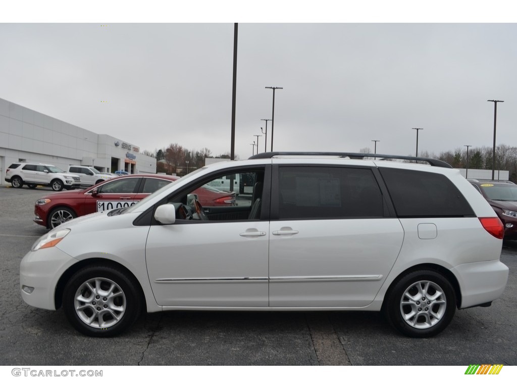 2006 Sienna XLE - Natural White / Stone Gray photo #5