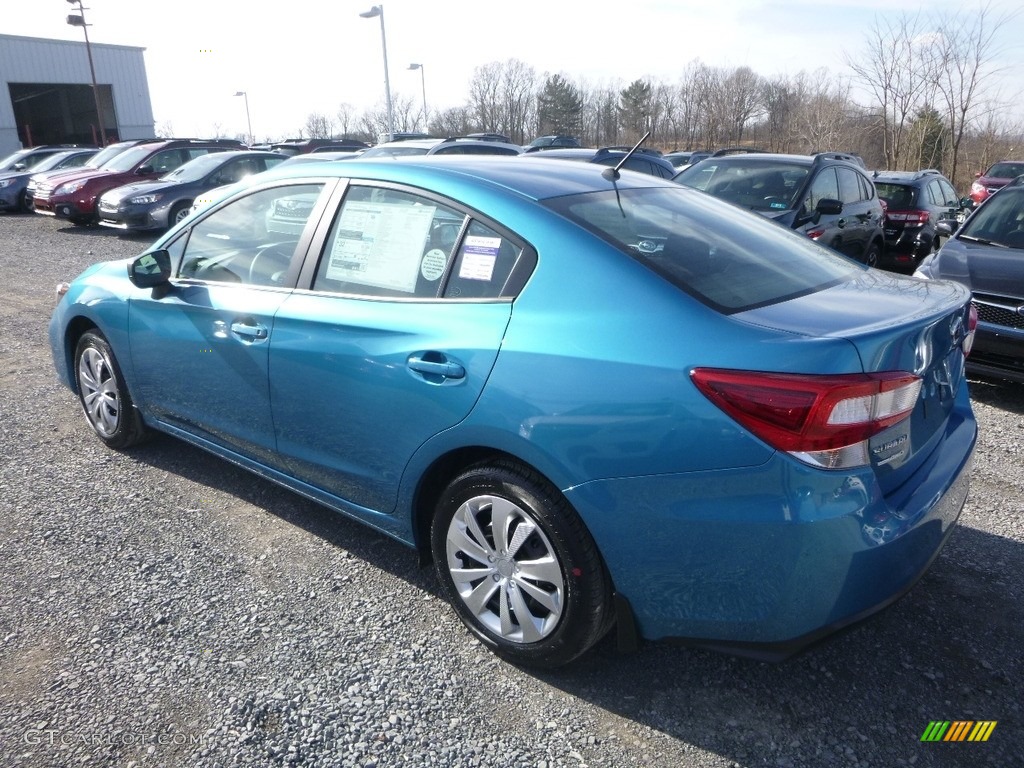 2018 Impreza 2.0i 4-Door - Island Blue Pearl / Black photo #6