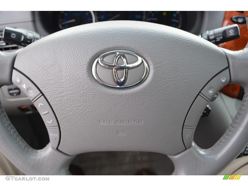 2006 Sienna XLE - Natural White / Stone Gray photo #22