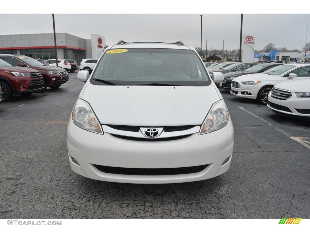 2006 Sienna XLE - Natural White / Stone Gray photo #27