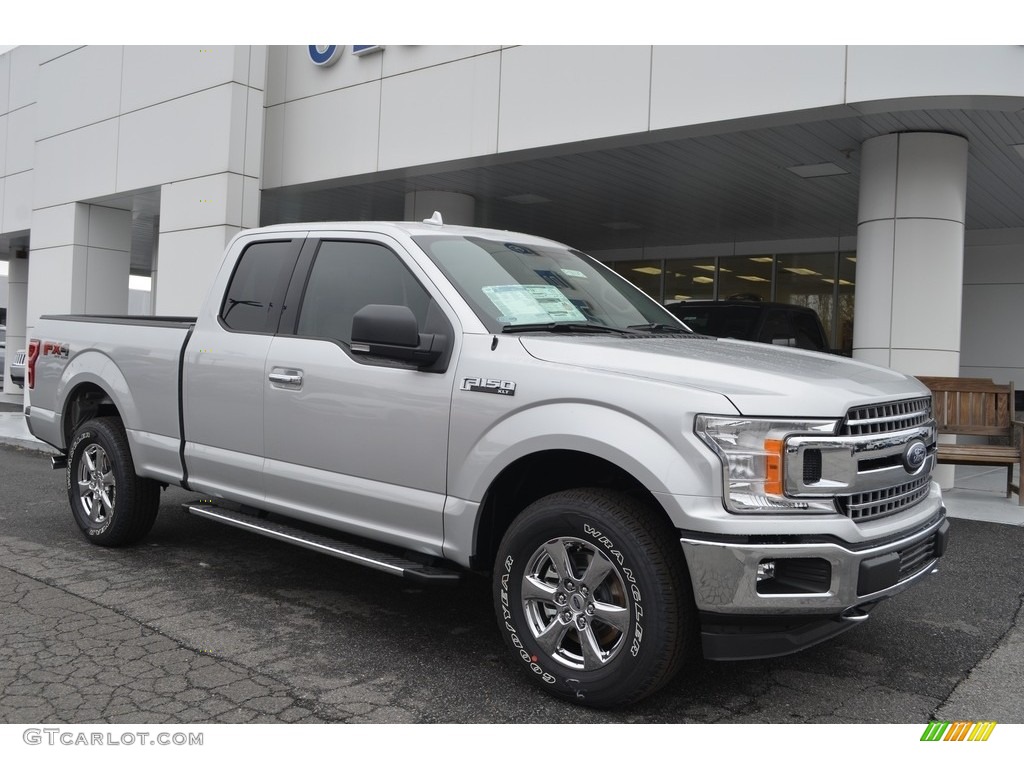 2018 F150 XLT SuperCab 4x4 - Ingot Silver / Earth Gray photo #1