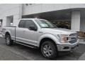 2018 Ingot Silver Ford F150 XLT SuperCab 4x4  photo #1