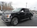 2018 Shadow Black Ford F150 Lariat SuperCrew 4x4  photo #3