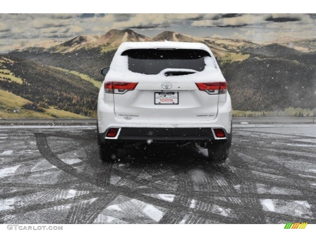 2018 Highlander Limited AWD - Blizzard White Pearl / Ash photo #4