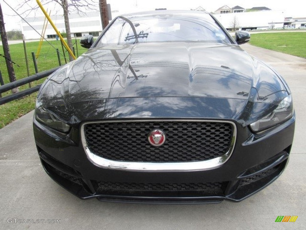 2017 XE 35t Premium - Ultimate Black / Jet photo #9