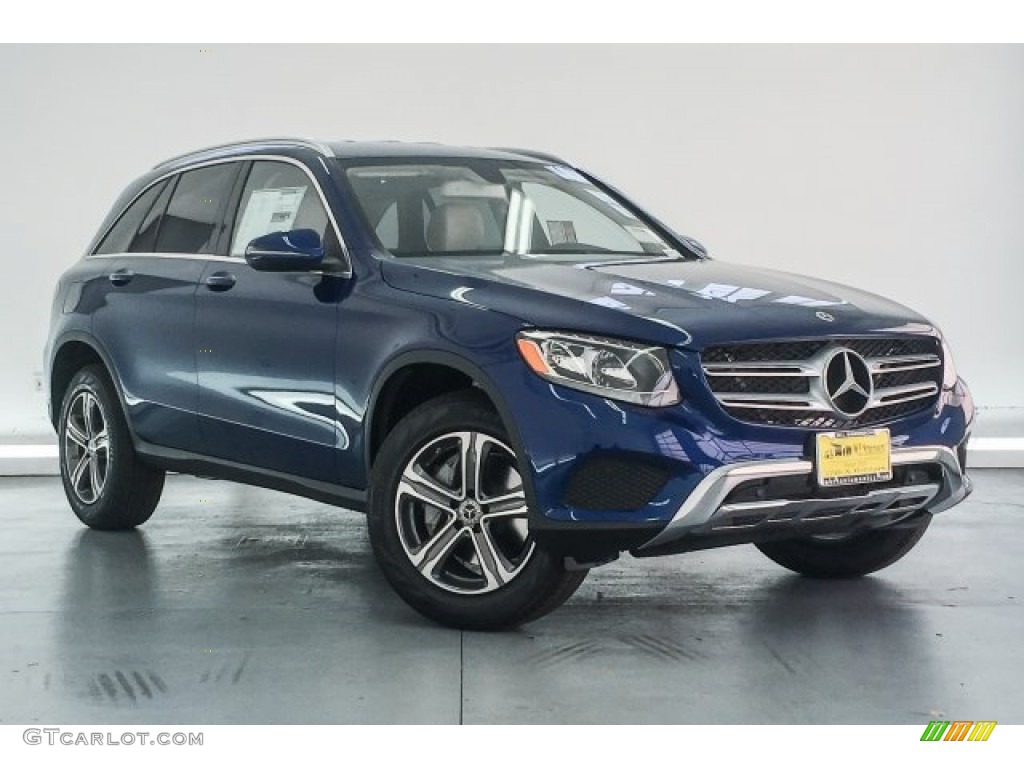 2018 GLC 300 - Brilliant Blue Metallic / Silk Beige/Espresso Brown photo #12