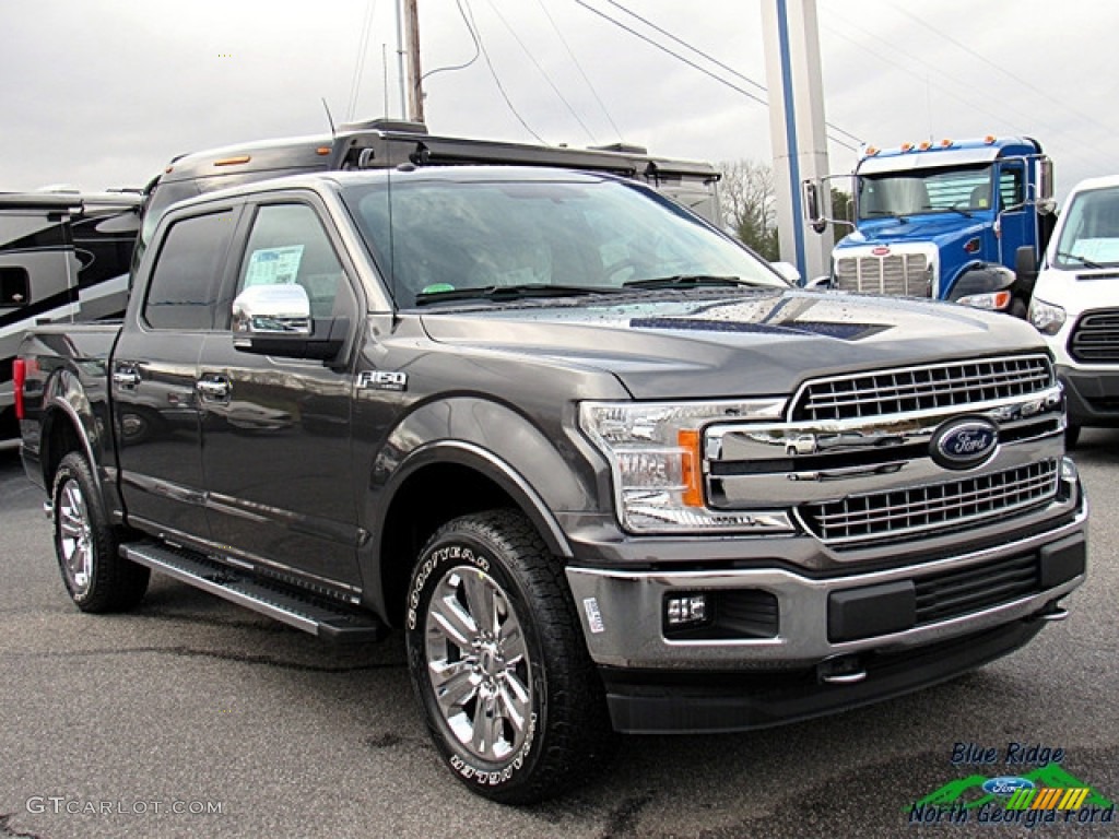 2018 F150 Lariat SuperCrew 4x4 - Magnetic / Earth Gray photo #8