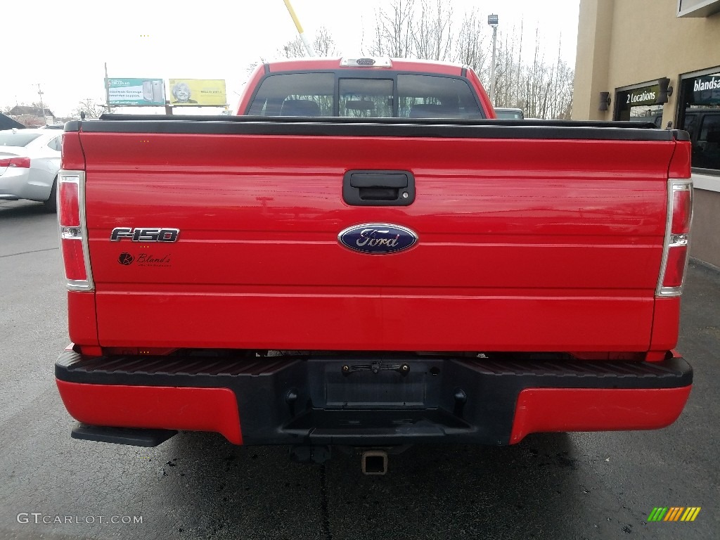 2010 F150 STX Regular Cab - Vermillion Red / Medium Stone photo #25
