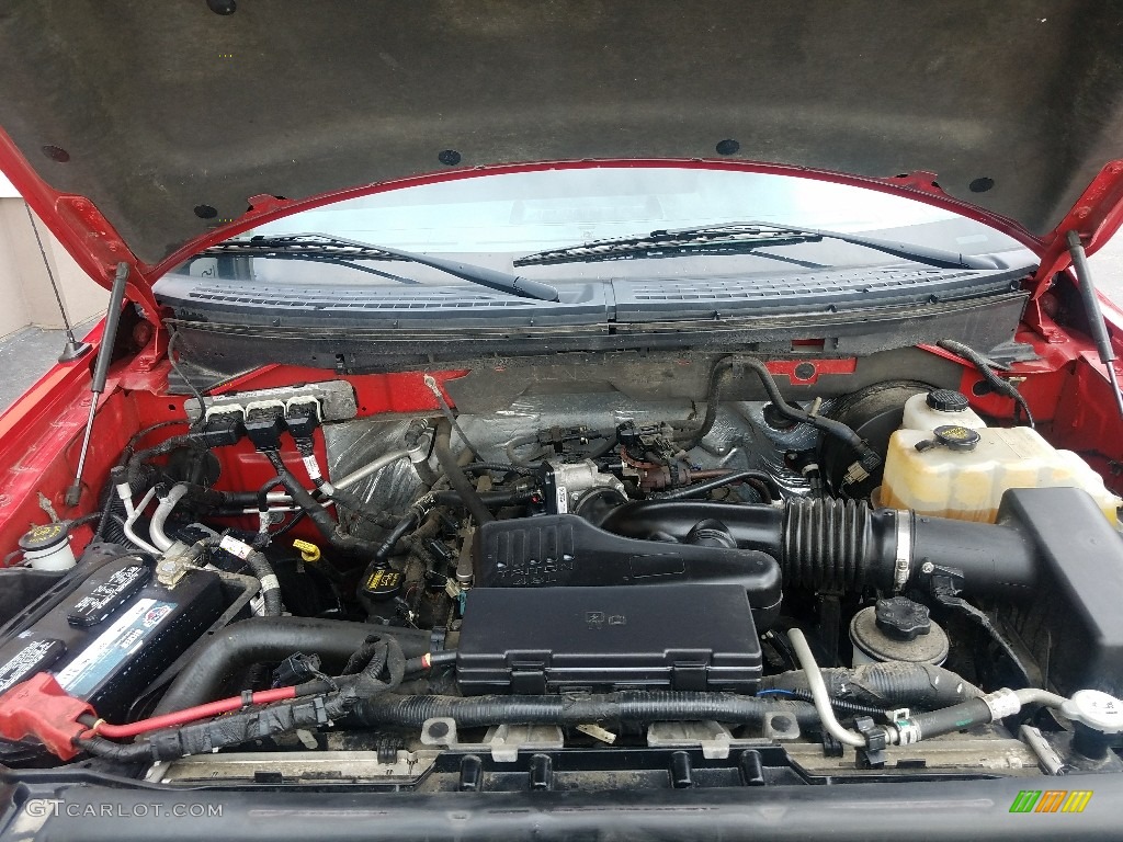 2010 F150 STX Regular Cab - Vermillion Red / Medium Stone photo #33