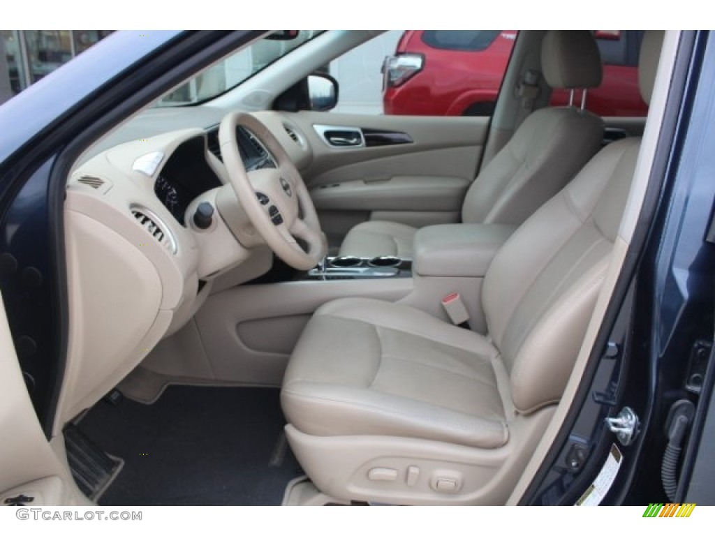 2014 Pathfinder SL - Arctic Blue Metallic / Almond photo #13