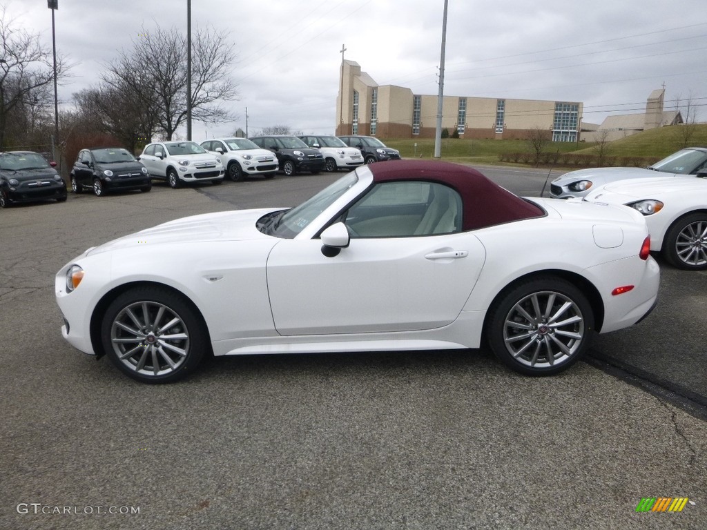 Bianco Gelato White 2018 Fiat 124 Spider Lusso Roadster Exterior Photo #125565828
