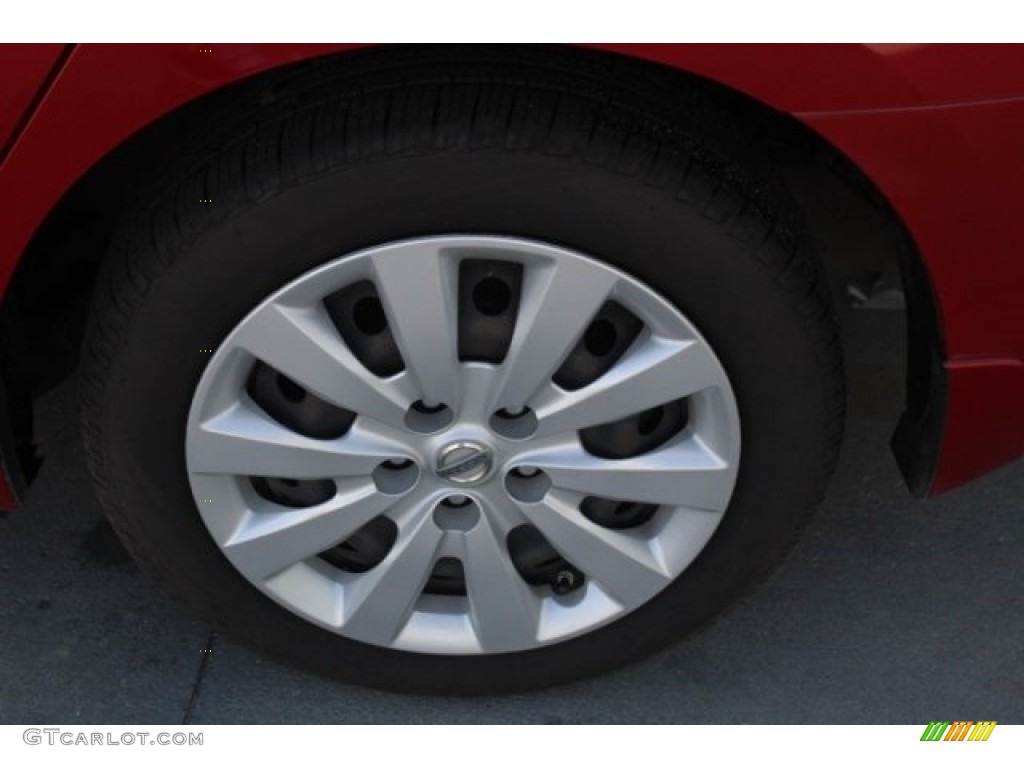 2013 Sentra SV - Red Brick / Marble Gray photo #5