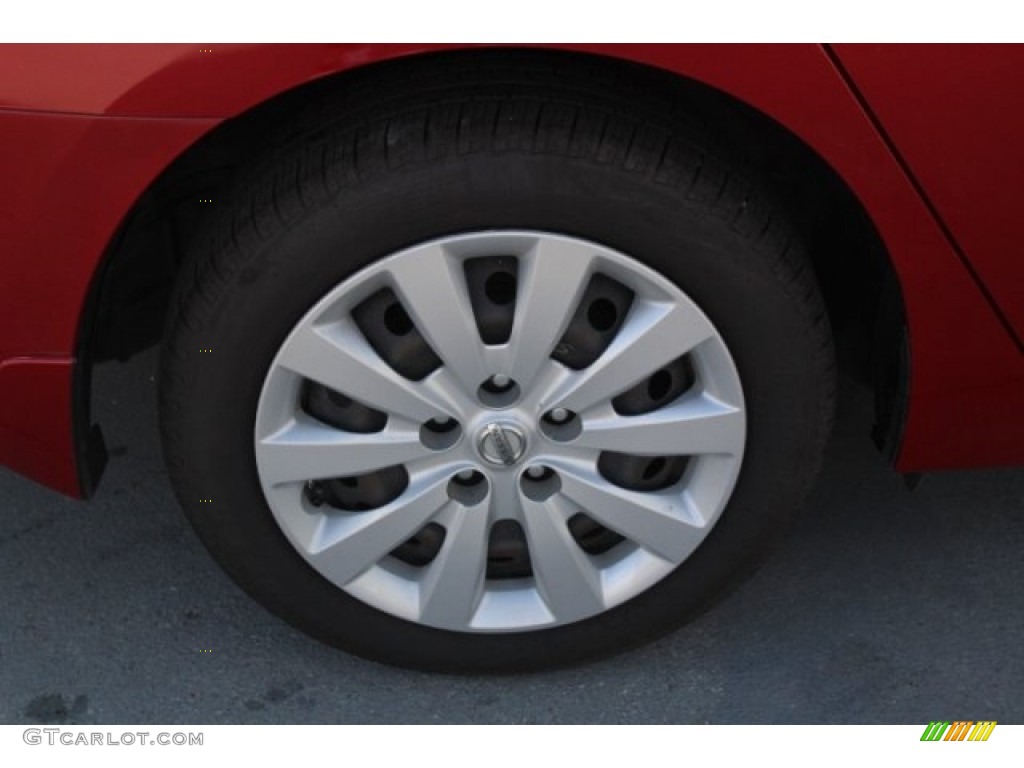 2013 Sentra SV - Red Brick / Marble Gray photo #11
