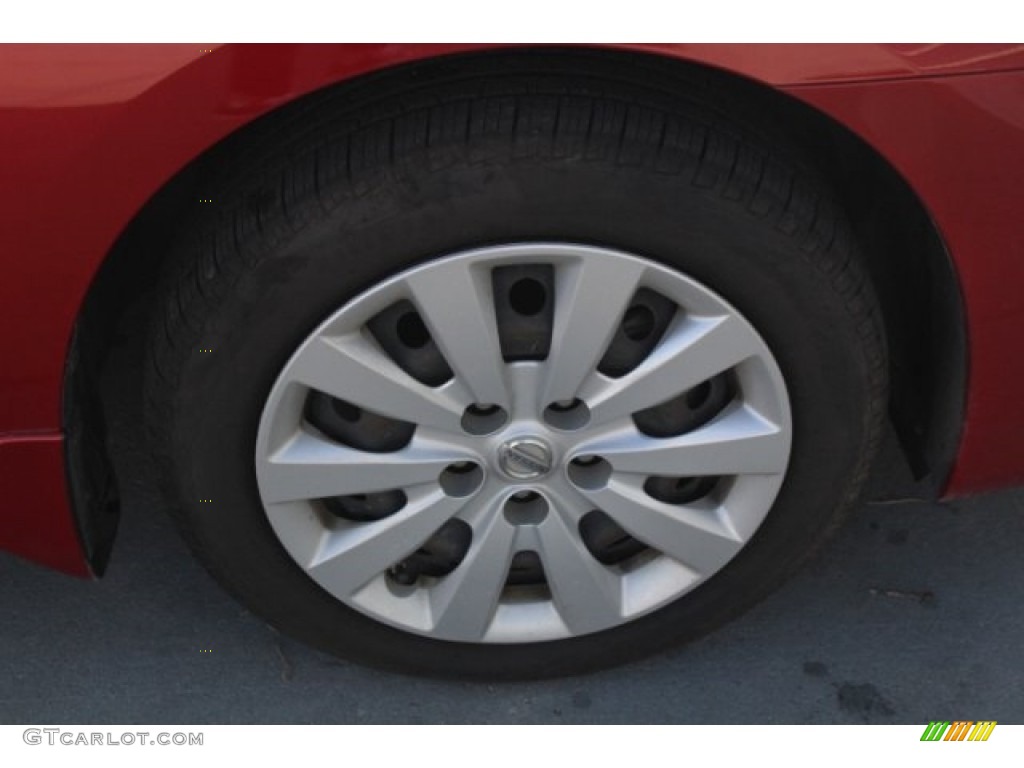 2013 Sentra SV - Red Brick / Marble Gray photo #12