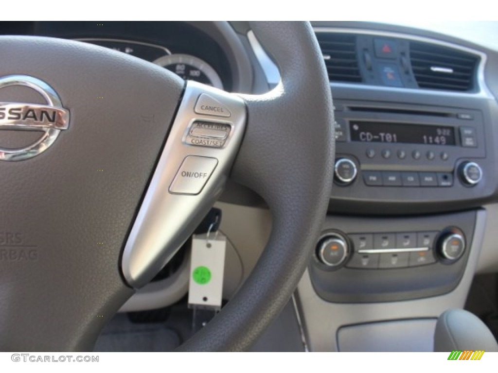 2013 Sentra SV - Red Brick / Marble Gray photo #19