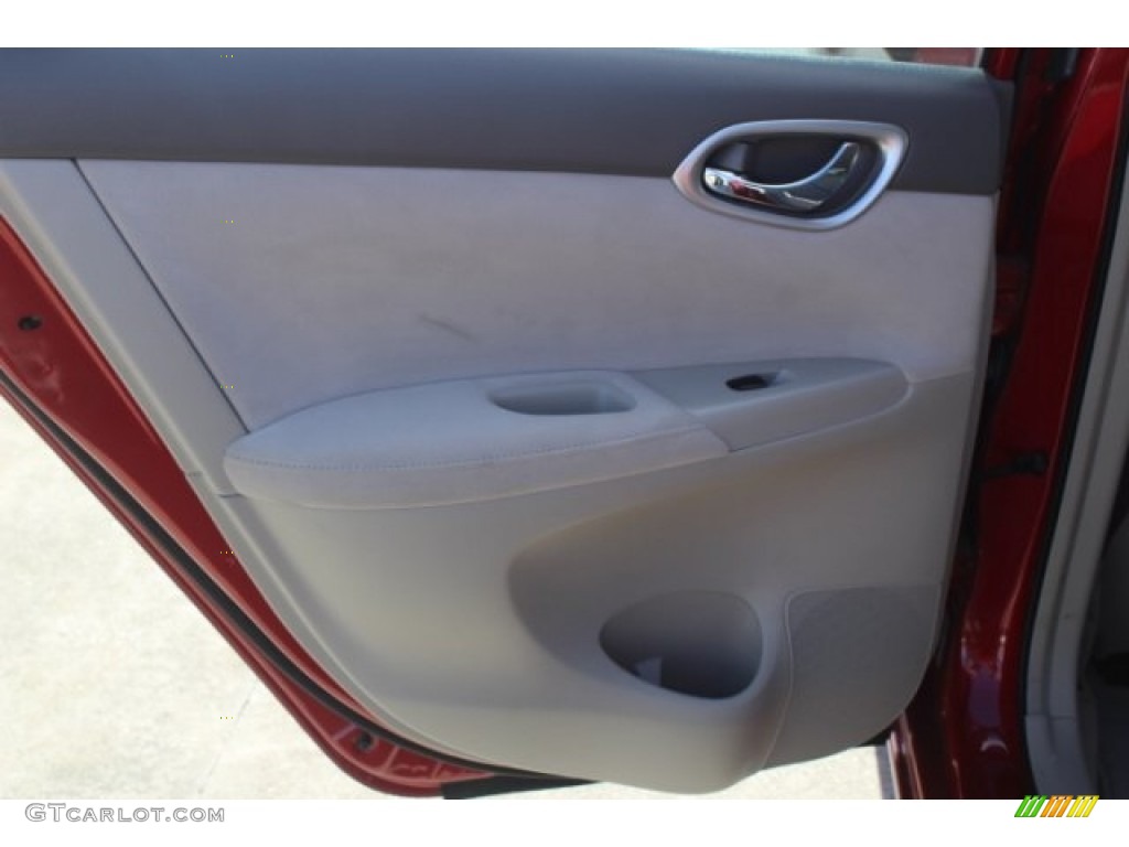 2013 Sentra SV - Red Brick / Marble Gray photo #23
