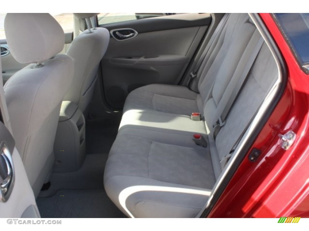 2013 Sentra SV - Red Brick / Marble Gray photo #24