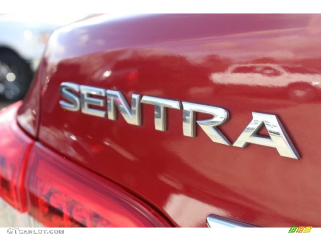 2013 Sentra SV - Red Brick / Marble Gray photo #37