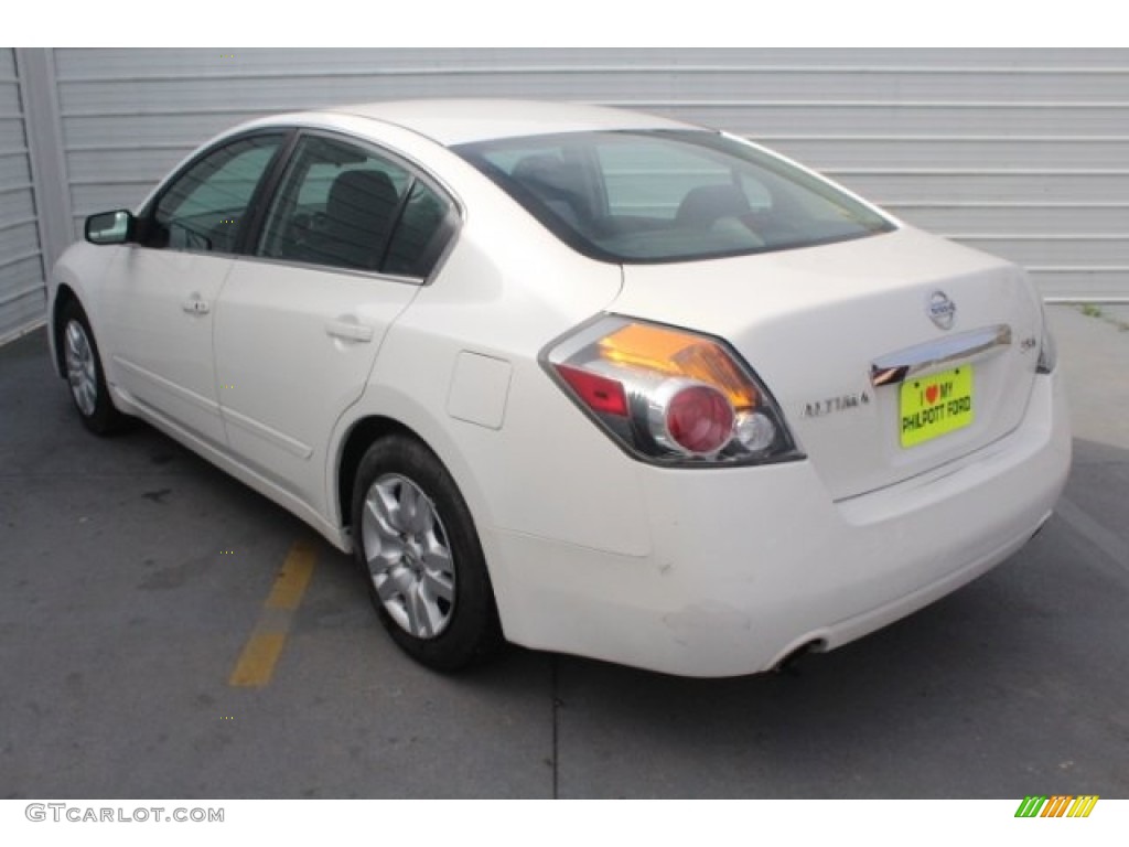2012 Altima 2.5 S - Winter Frost White / Charcoal photo #8