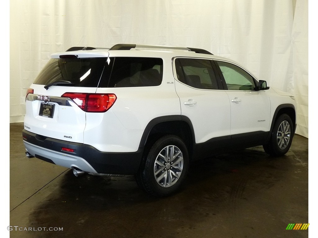 2018 Acadia SLE AWD - White Frost Tricoat / Jet Black photo #2