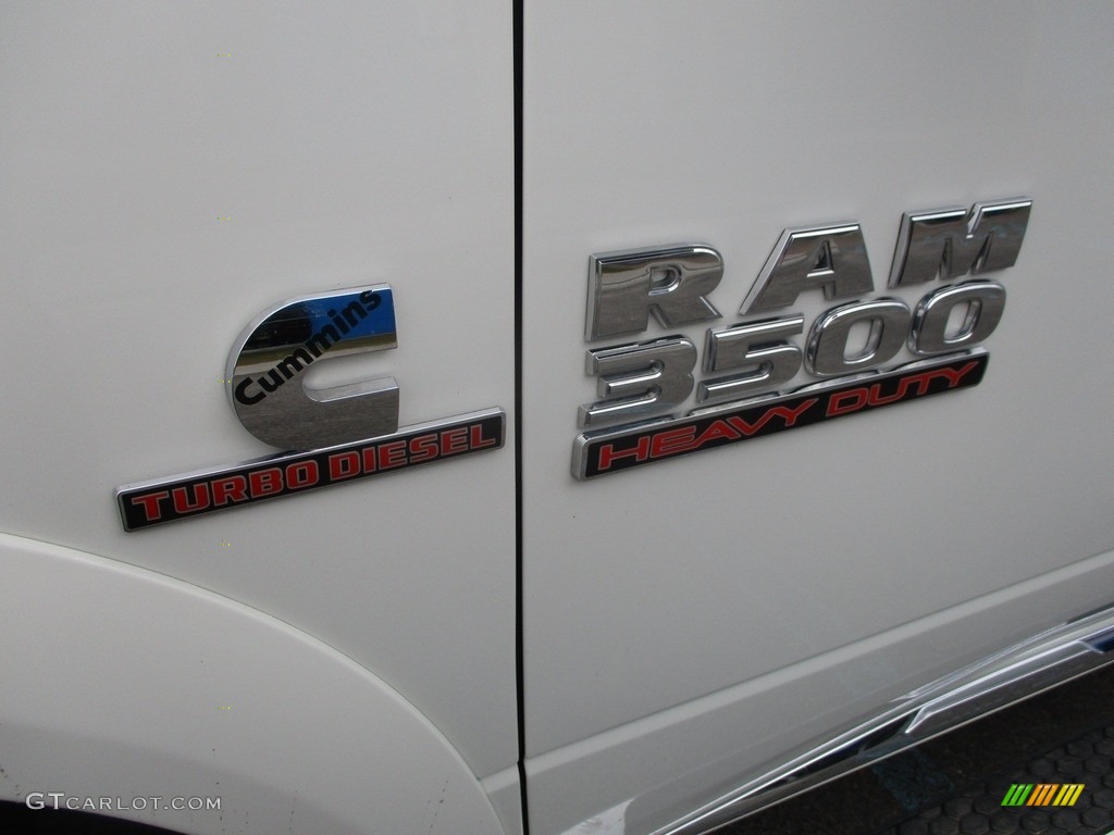 2017 3500 Limited Mega Cab 4x4 - Pearl White / Black photo #11