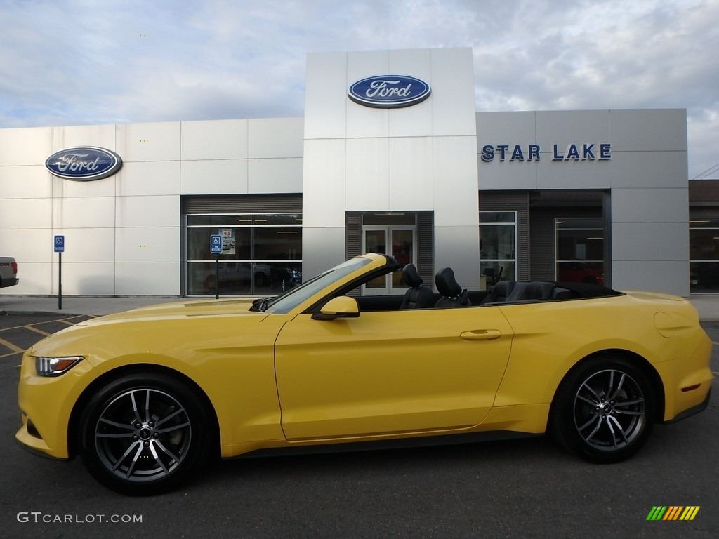 Triple Yellow Ford Mustang