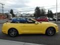 2017 Triple Yellow Ford Mustang EcoBoost Premium Convertible  photo #5