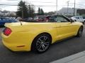 2017 Triple Yellow Ford Mustang EcoBoost Premium Convertible  photo #6