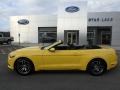 2017 Triple Yellow Ford Mustang EcoBoost Premium Convertible  photo #9