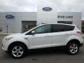 White Platinum Metallic Tri-Coat 2015 Ford Escape SE