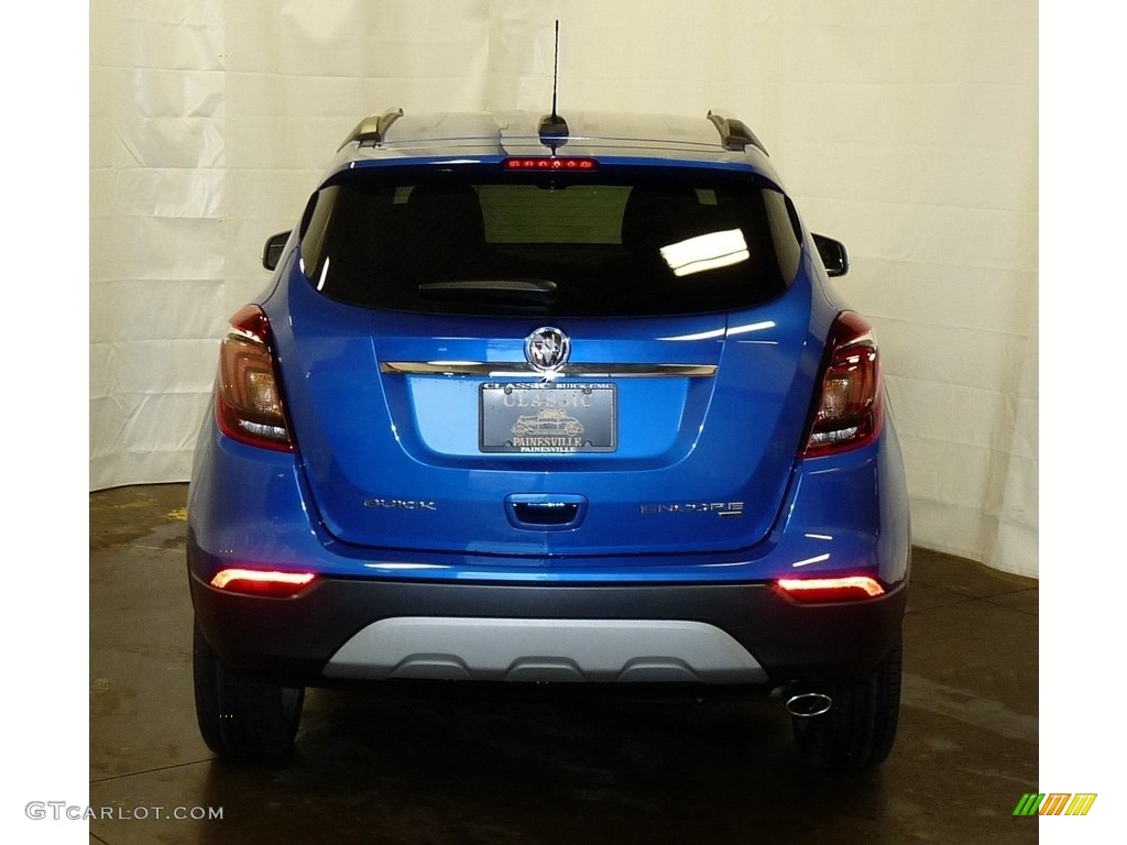 2018 Encore Preferred II AWD - Coastal Blue Metallic / Ebony photo #3