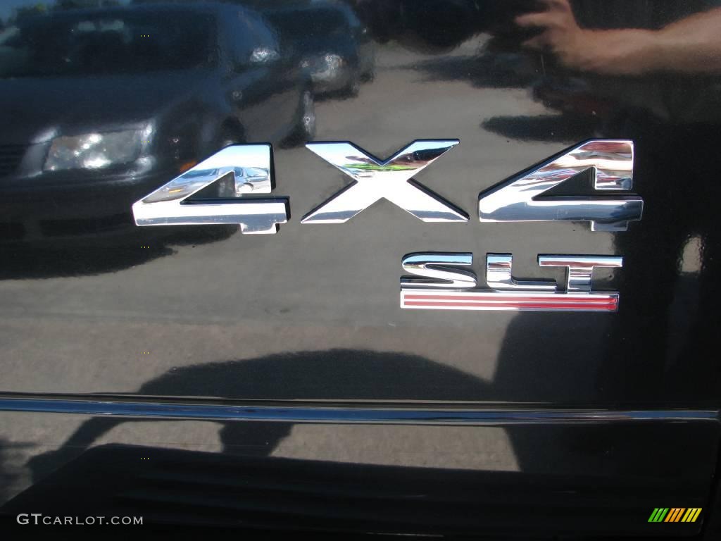 2006 Ram 1500 SLT Quad Cab 4x4 - Brilliant Black Crystal Pearl / Medium Slate Gray photo #4