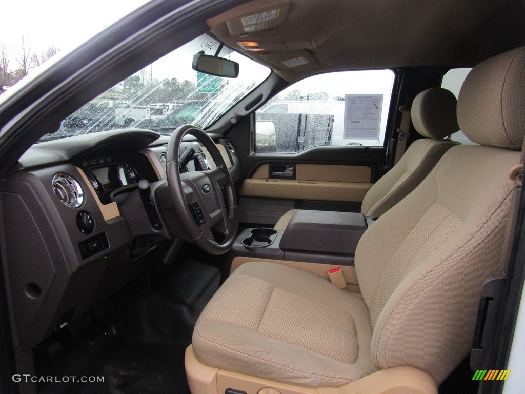 2014 F150 XLT SuperCab 4x4 - Oxford White / Pale Adobe photo #23