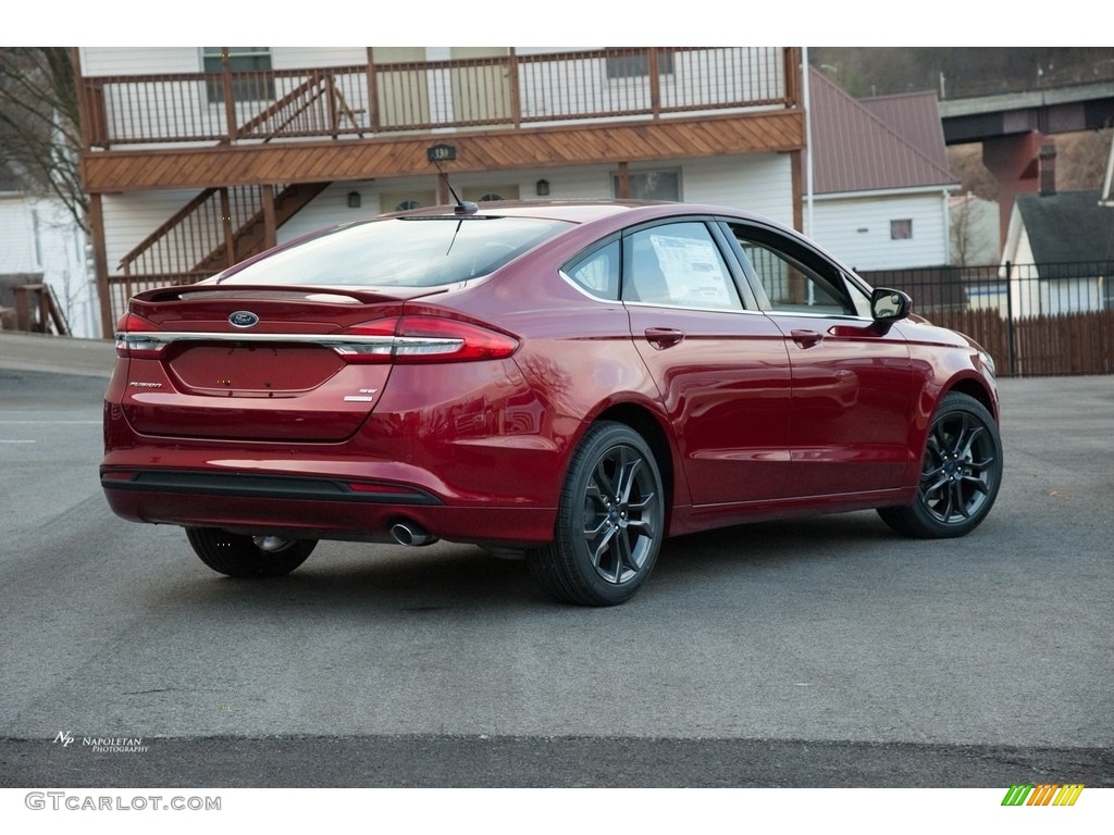 2018 Fusion SE - Ruby Red / Ebony photo #3