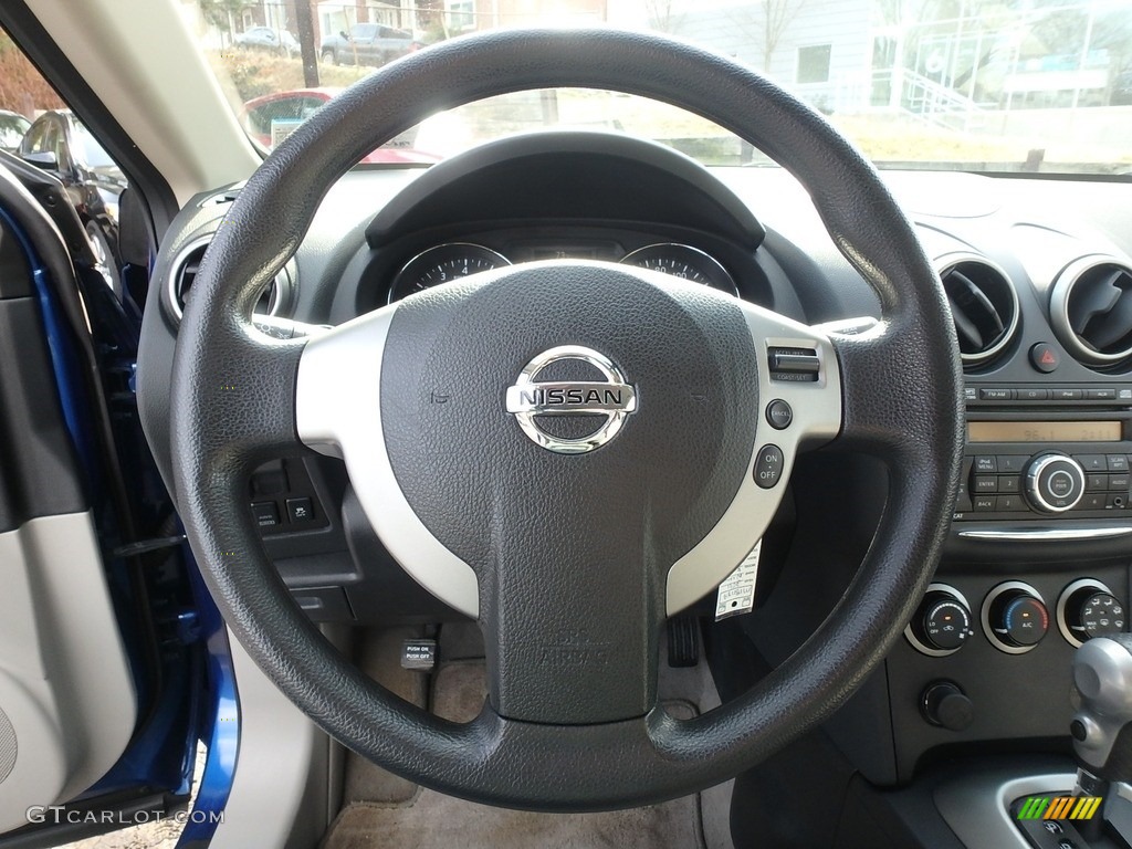 2011 Rogue S AWD - Indigo Blue Metallic / Black photo #20