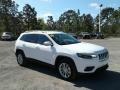 2019 Bright White Jeep Cherokee Latitude  photo #7