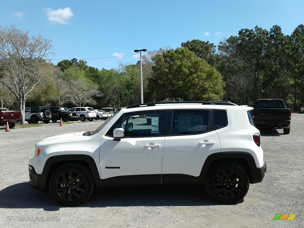 2018 Renegade Altitude - Alpine White / Black photo #2