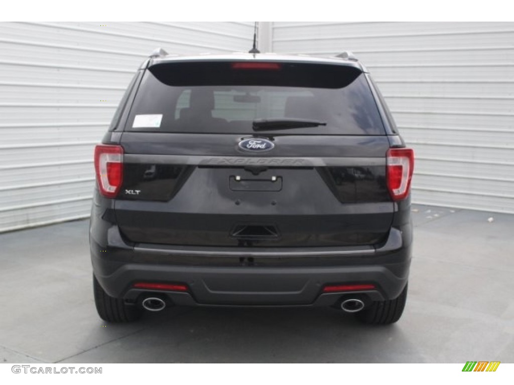 2018 Explorer XLT - Shadow Black / Ebony Black photo #7