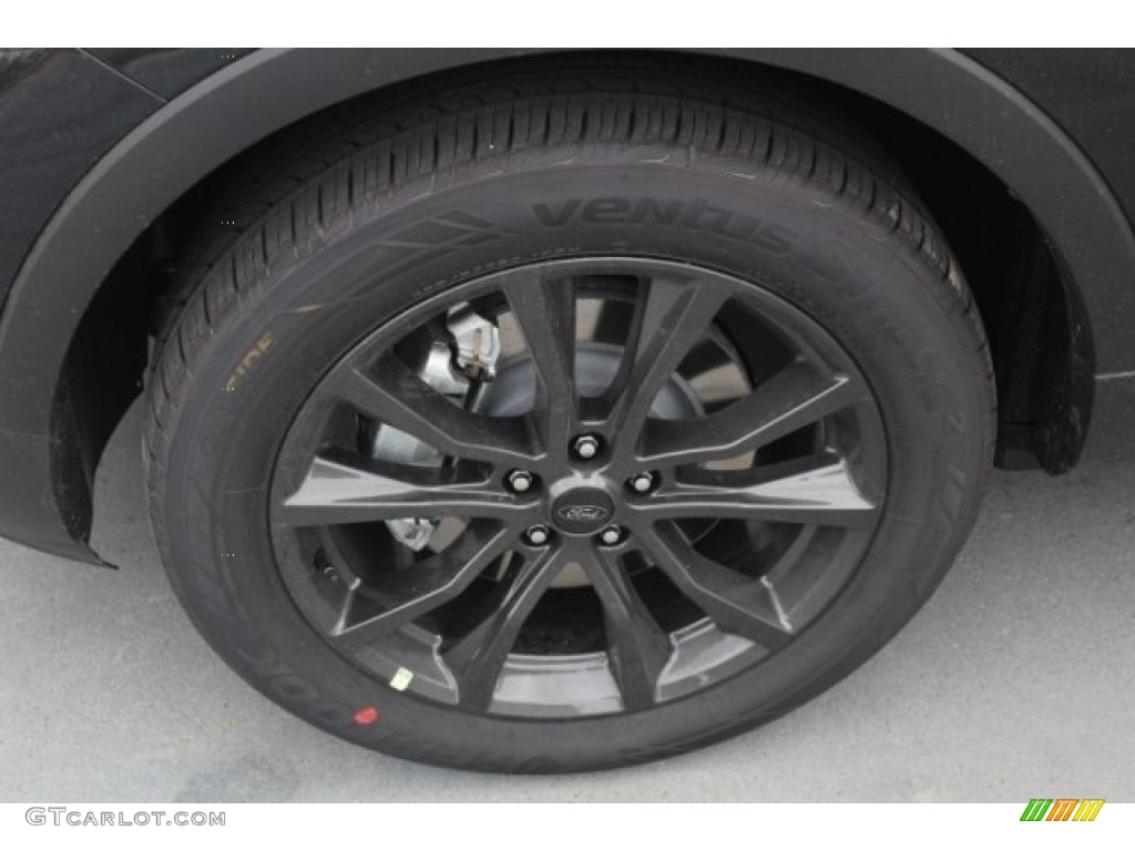 2018 Explorer XLT - Shadow Black / Ebony Black photo #4