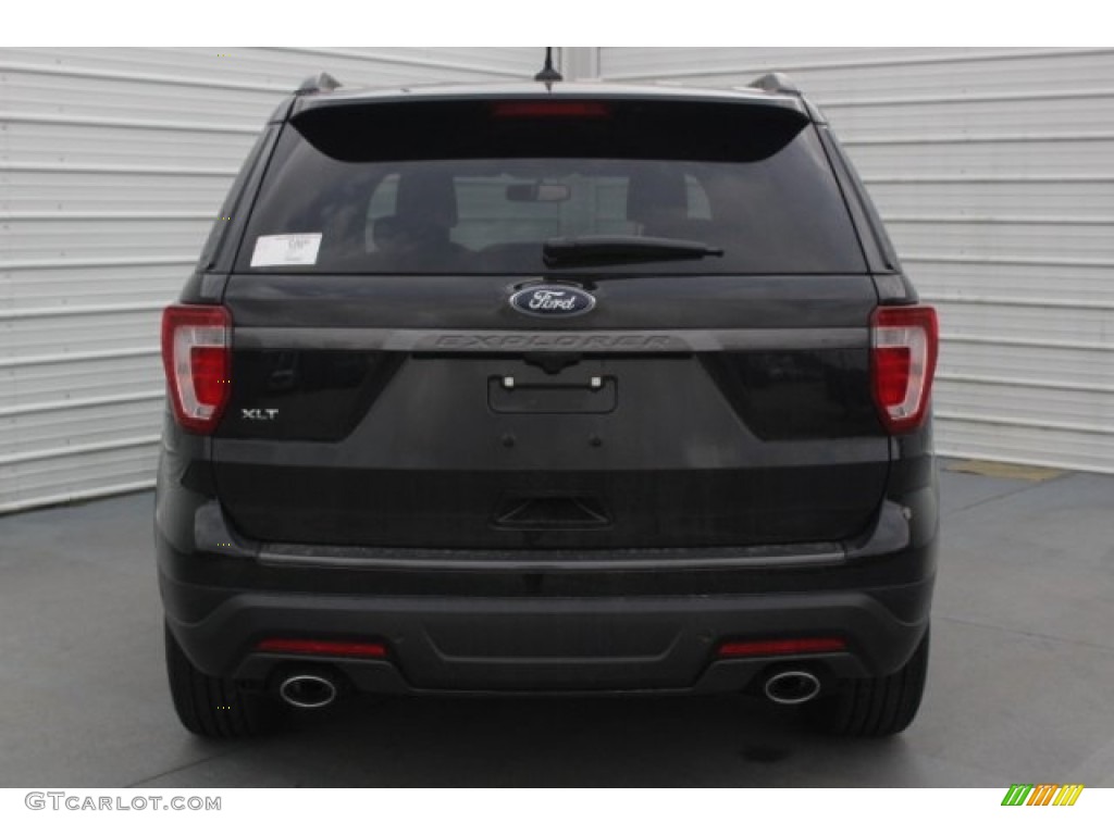 2018 Explorer XLT - Shadow Black / Ebony Black photo #7