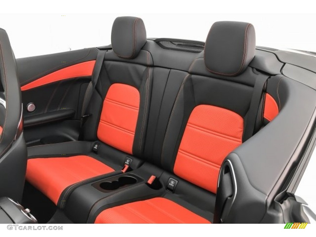 2018 Mercedes-Benz C 63 S AMG Cabriolet Rear Seat Photo #125577063