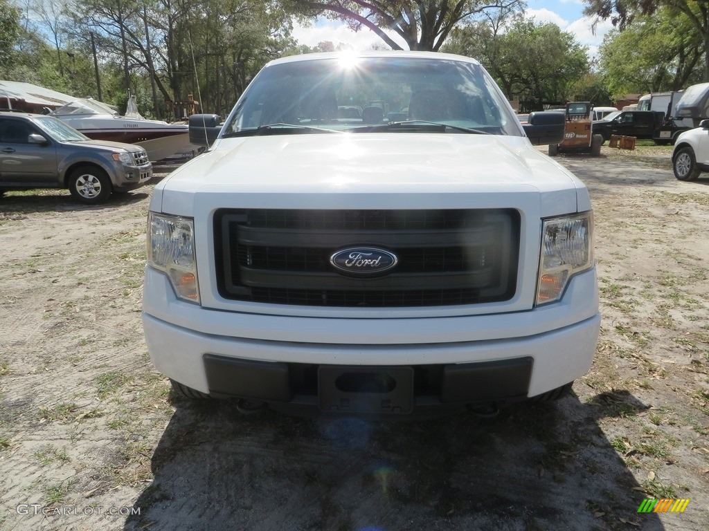 2014 F150 STX SuperCab 4x4 - Oxford White / Steel Grey photo #1