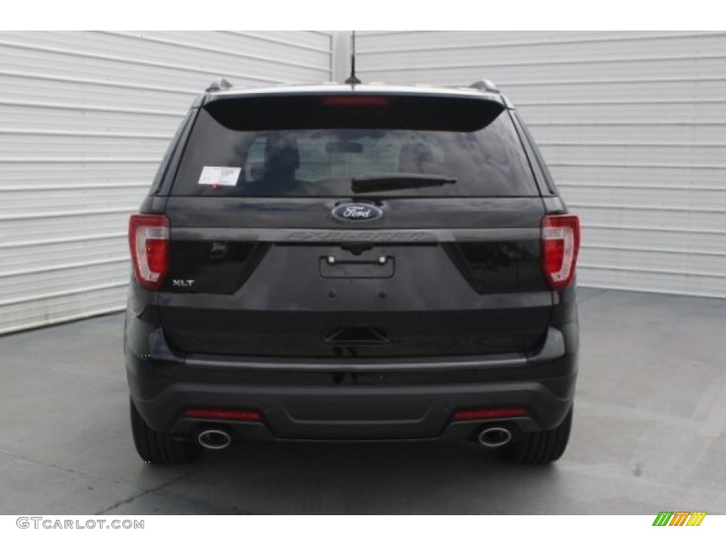 2018 Explorer XLT - Shadow Black / Ebony Black photo #7